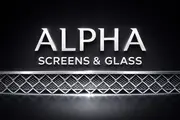 Alpha Screens & Glass logo