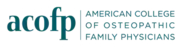 American College of Osteopathic Family Physicians logo