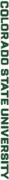 Colorado State University’s (csu) College of Business logo
