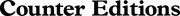 Counter Editions logo