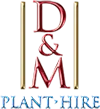 D&M Plant Hire logo
