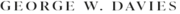 George W. Davis logo