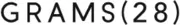 Grams(28) logo