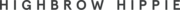 Highbrow Hippie logo