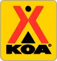Kampgrounds of America (koa) logo