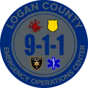 Logan County 911 logo