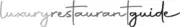 Luxury Restaurant Guide logo