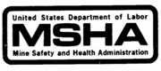 Mine Safety and Health Administration logo