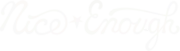 Nice Enough logo