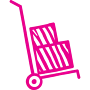 Pink Zebra Moving logo