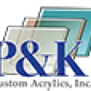 P&K Custom Acrylics logo