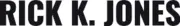 Rick K. Jones logo