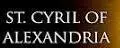 St. Cyril of Alexandria logo