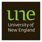 The University of New England logo