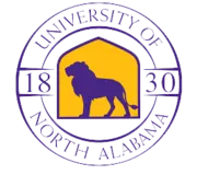 The University of North Alabama logo