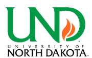 University of North Dakota (und) logo