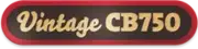 Vintage Cb750 logo