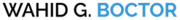 Wahid Boctor logo