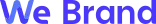 We Brand logo