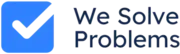 We Solve Problems logo