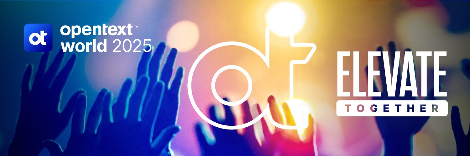 OpenText banner