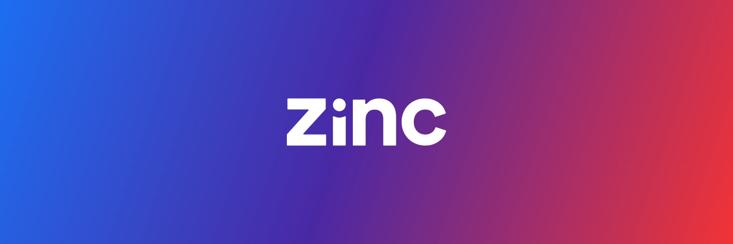 Zinc banner