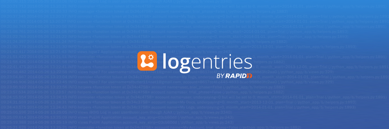 Logentries banner