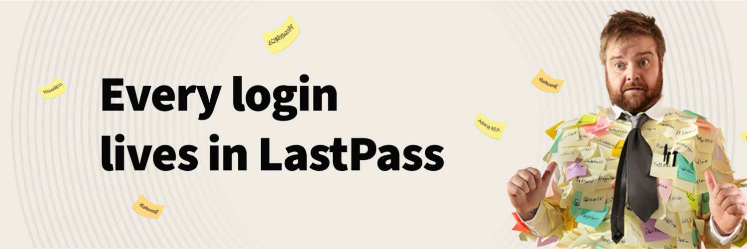 LastPass banner