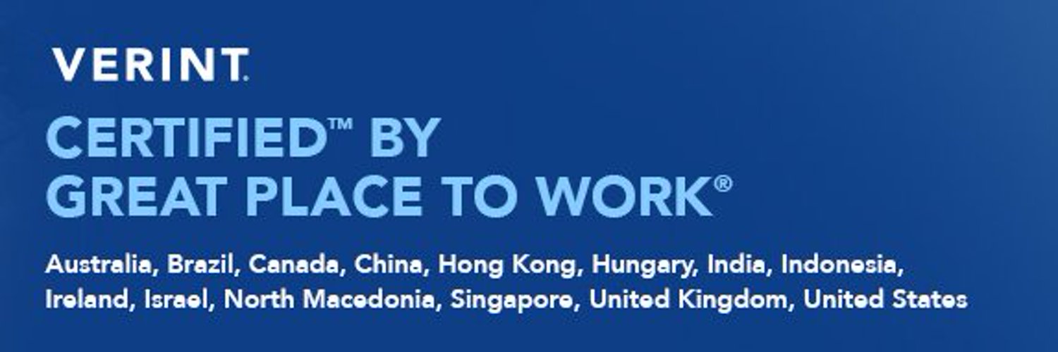 Verint Systems banner