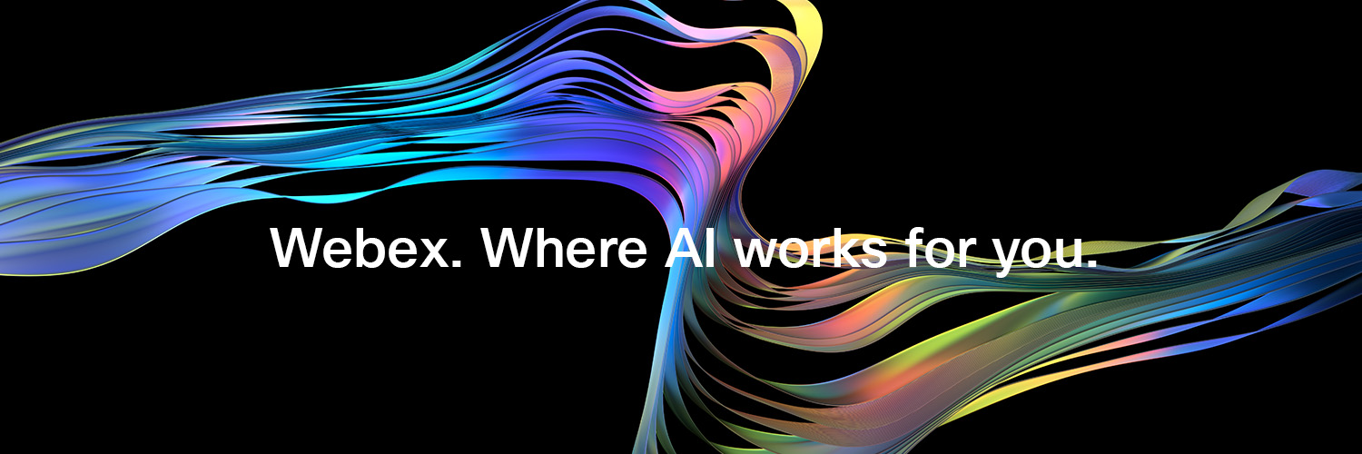 Webex by Cisco banner