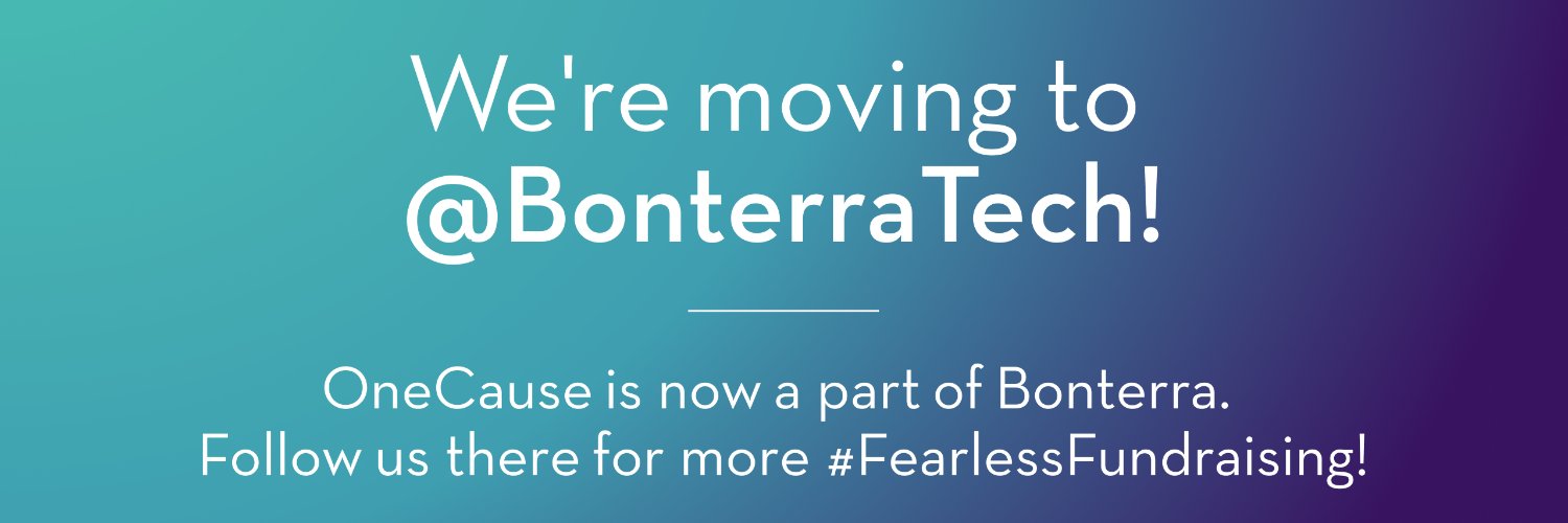 OneCause banner
