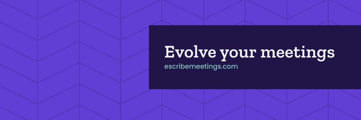 eScribe Software banner