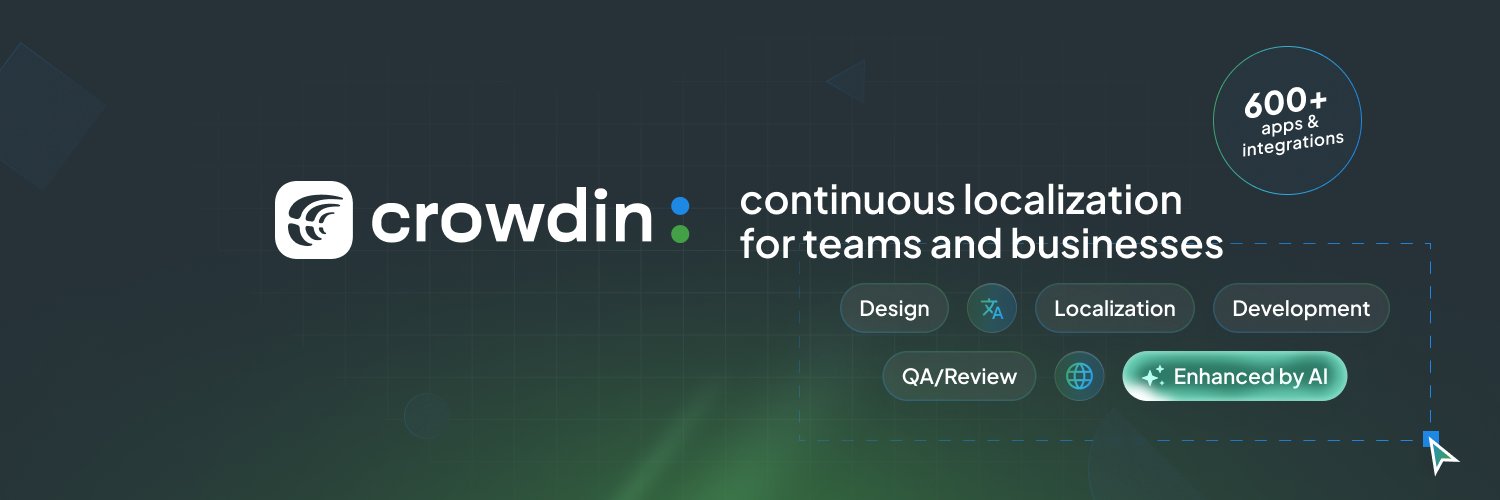 Crowdin banner