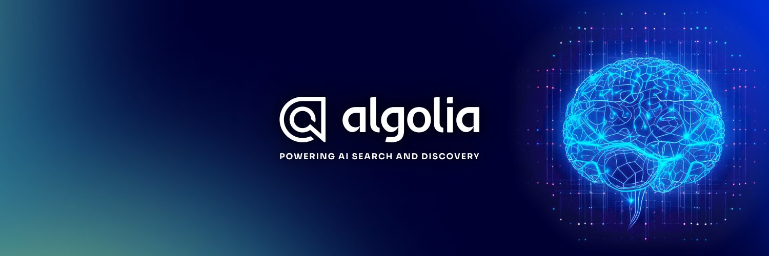 Algolia banner