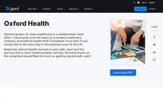 Preview of the Oxford Health NHS Foundation Trust Case Study
