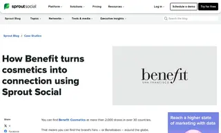 Preview of the Benefit Cosmetics Case Study
