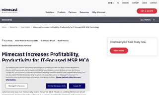 Preview of the MCA Technology Solutions Case Study