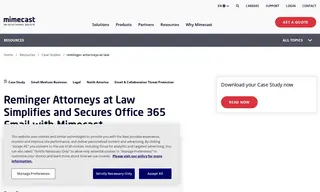 Preview of the Reminger Attorneys at Law Case Study