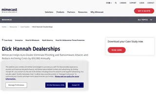 Preview of the Dick Hannah Dealerships Case Study