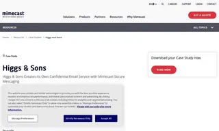 Preview of the Higgs & Sons Solicitors Case Study