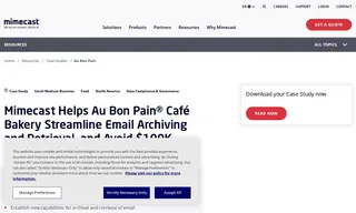 Preview of the Au Bon Pain Cafe Bakery Case Study