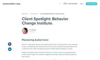 Preview of the Behavior Change Institute Case Study