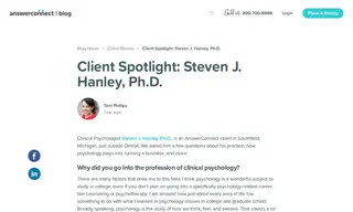 Preview of the Steven J. Hanley, Ph.D Case Study