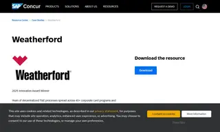 Preview of the Weatherford Case Study