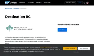 Preview of the Destination BC Case Study