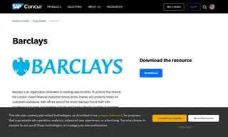 Preview of the Barclays Case Study