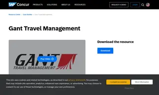 Preview of the Gant Travel Management Case Study