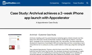 Preview of the Archrival Case Study