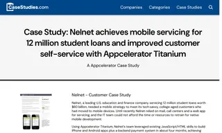 Preview of the Nelnet Case Study