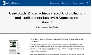 Preview of the ZipCar Case Study